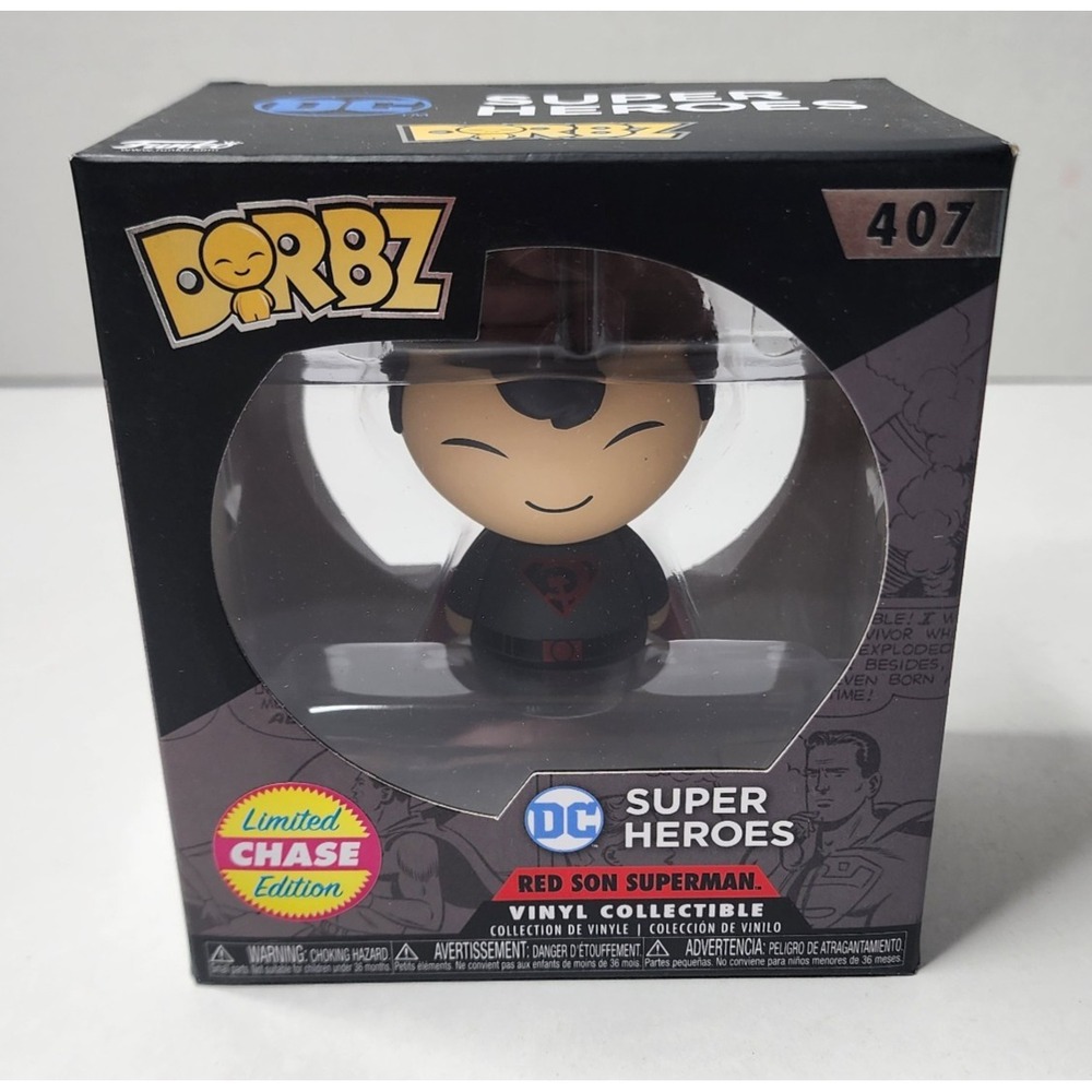 Funko Dorbz - DC Super Heroes - Red Son Superman (Chase) #407 - NIB